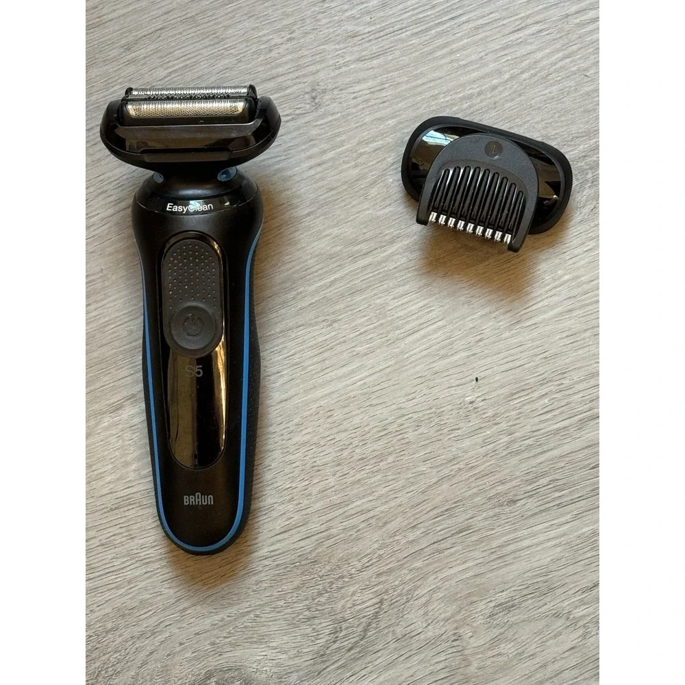 Braun Series 5 Easy Clean S5 Shaver Type 5439 Tested Charger Trimmer 5 Combs
